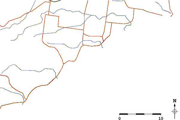Carreteras y ríos cerca de Centreside