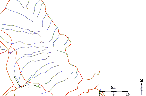 Carreteras y ríos cerca de Chinamans Hat/Mokolii