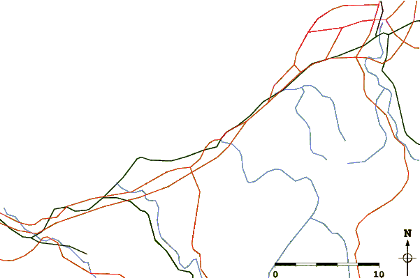 Carreteras y ríos cerca de St Jean de Luz - Ciboure