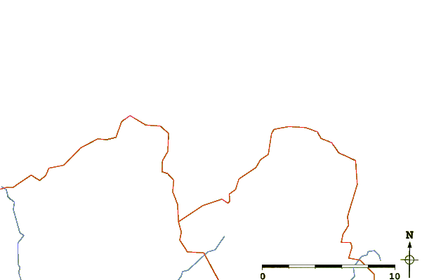 Carreteras y ríos cerca de Clonmass Bay (Ards)
