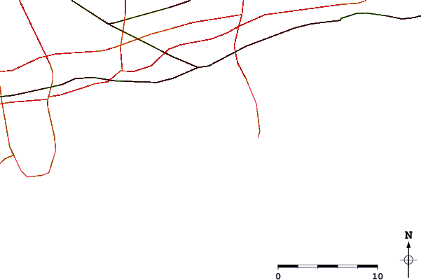 Carreteras y ríos cerca de Coastguards