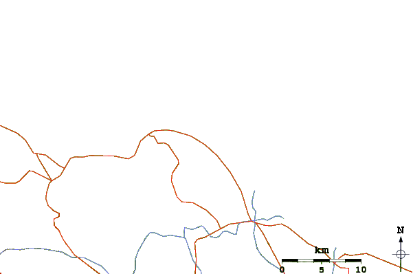 Carreteras y ríos cerca de Coco Pipe