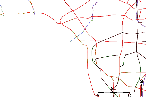 Carreteras y ríos cerca de D and W