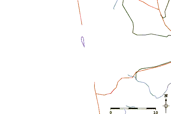 Carreteras y ríos cerca de Damon Point