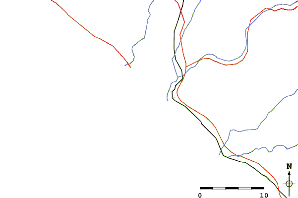 Carreteras y ríos cerca de Dana Point