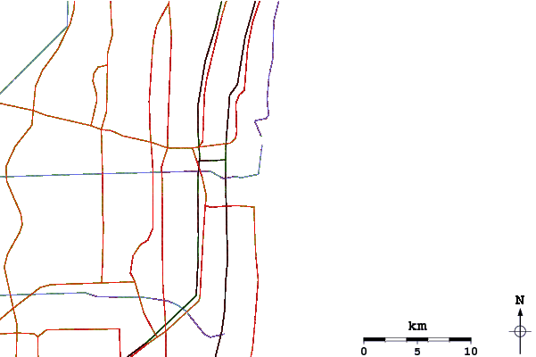 Carreteras y ríos cerca de Dania South Beach