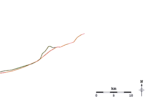 Carreteras y ríos cerca de Ditch Plains