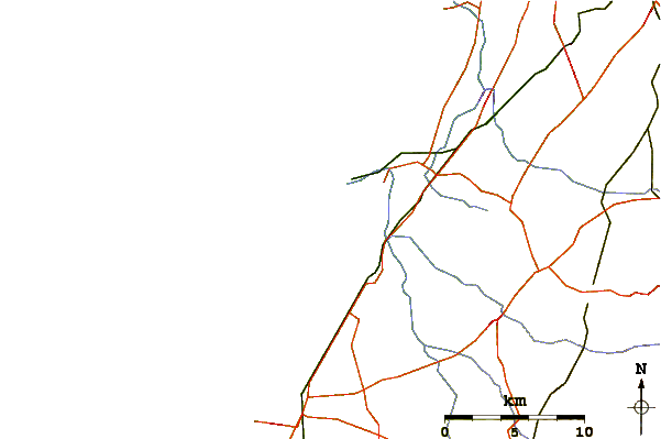 Carreteras y ríos cerca de Dromi (Ashdod)
