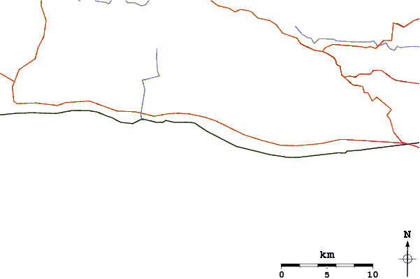 Carreteras y ríos cerca de ED's