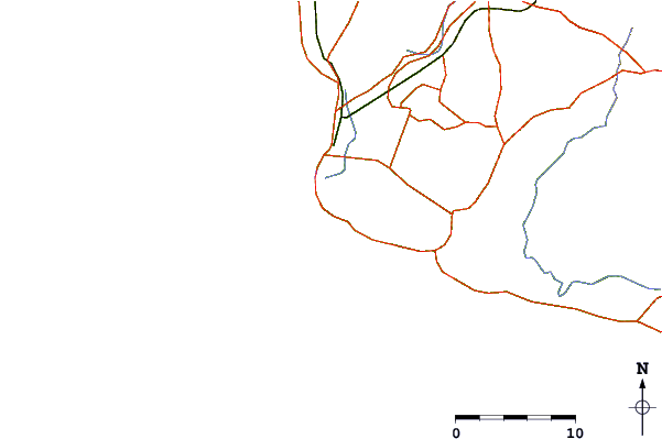 Carreteras y ríos cerca de 6th Street