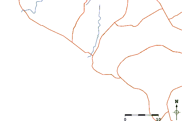Carreteras y ríos cerca de El Astillero