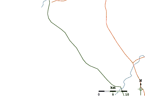Carreteras y ríos cerca de El 29 A Dimas