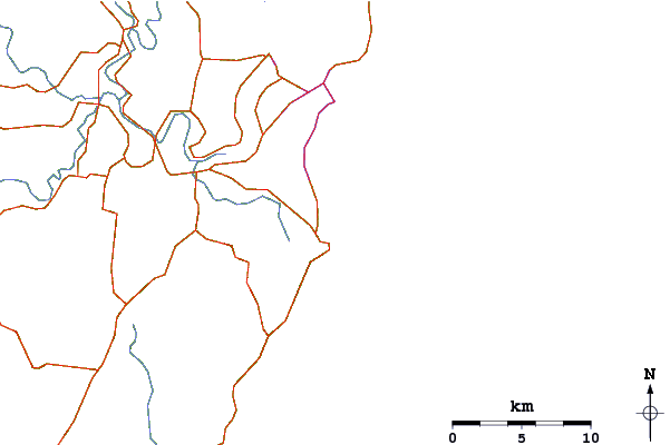 Carreteras y ríos cerca de Evans Head-South Wall