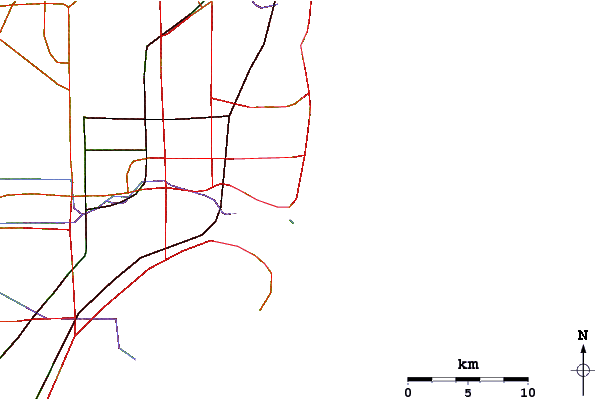 Carreteras y ríos cerca de Fifth Street (Miami)