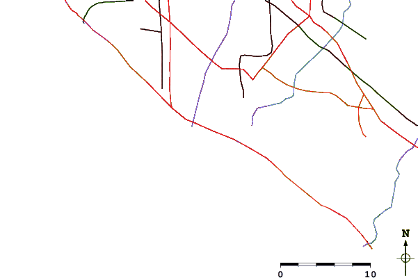 Carreteras y ríos cerca de 40th Street