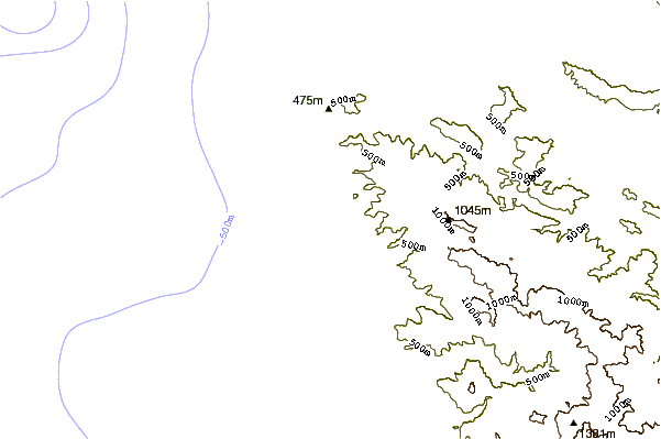 Costa alrededor de Garrapata