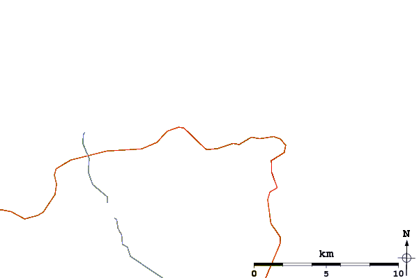 Carreteras y ríos cerca de Gills Bay