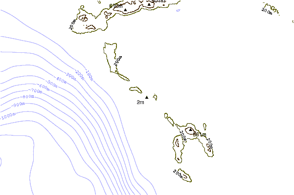 Costa alrededor de Glyfada (Corfu)