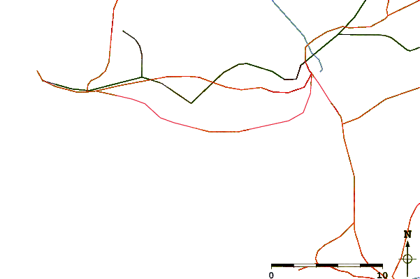 Carreteras y ríos cerca de Grande Trait