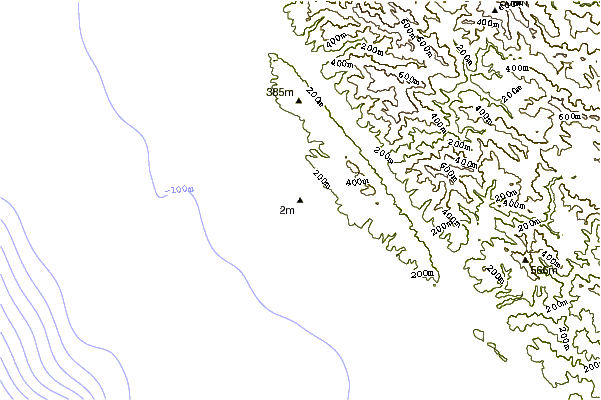 Costa alrededor de Gualala Rivermouth