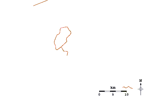 Carreteras y ríos cerca de Guana Bay