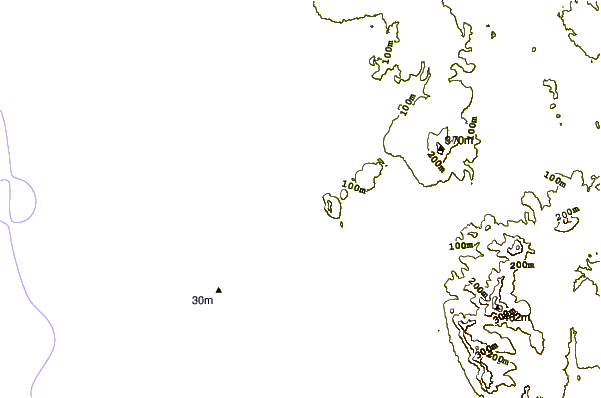 Costa alrededor de Haakgat