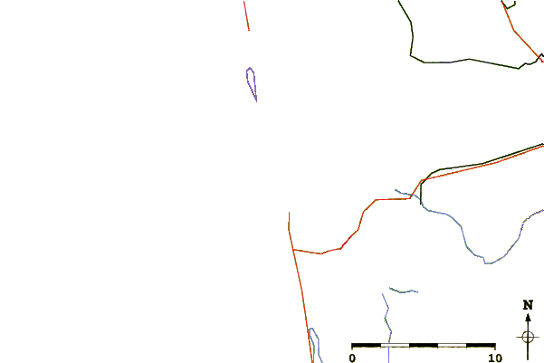 Carreteras y ríos cerca de Half Moon Bay
