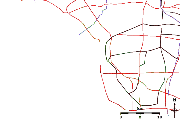 Carreteras y ríos cerca de Hammerland