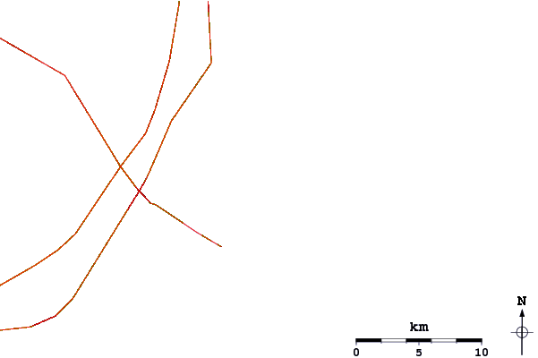 Carreteras y ríos cerca de Harvey Cedars