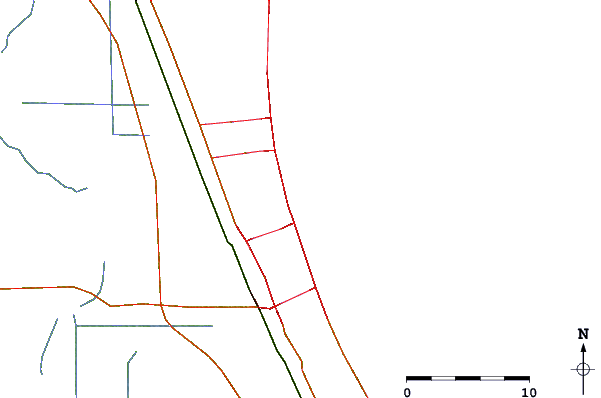 Carreteras y ríos cerca de Hess