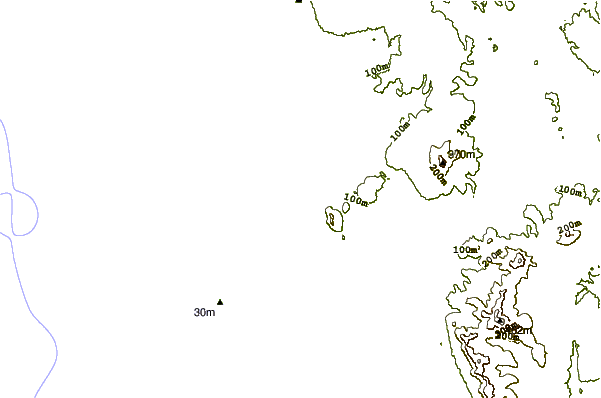 Costa alrededor de Holbaai