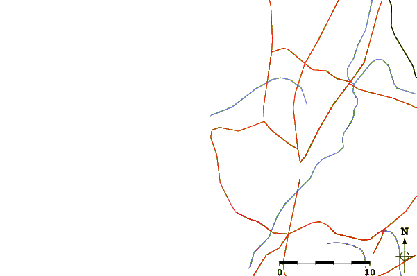 Carreteras y ríos cerca de Holbaai