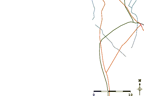 Carreteras y ríos cerca de Hourtin Plage