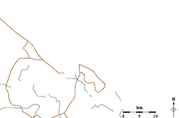Carreteras y ríos cerca de Ilet du Novotel