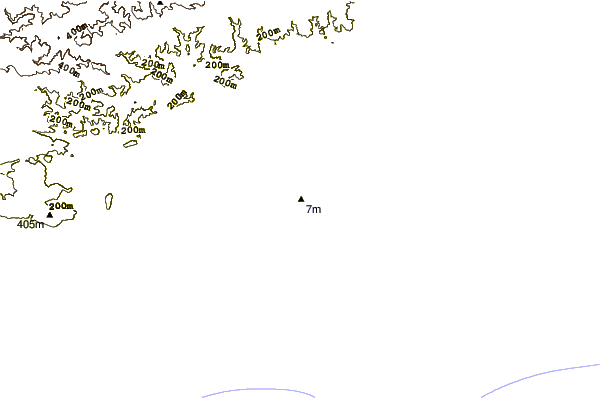 Costa alrededor de Ilha de Tavira