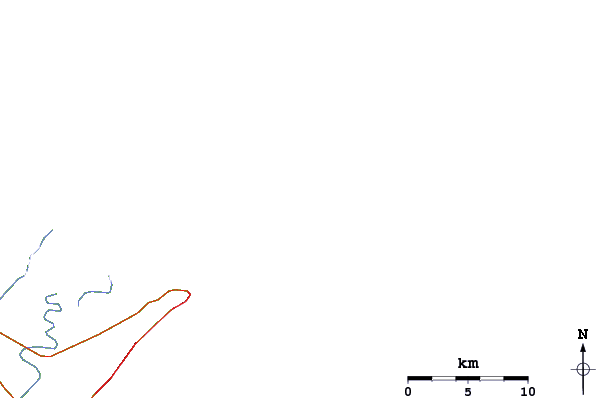 Carreteras y ríos cerca de Ilhas das Palmas