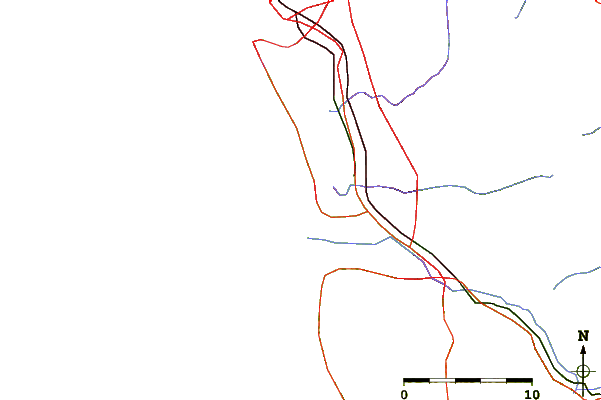 Carreteras y ríos cerca de Imperial Pier (North and South)