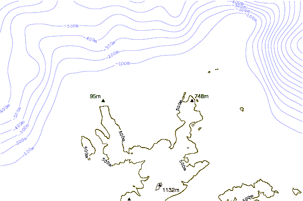 Costa alrededor de Isola Delle Femmine