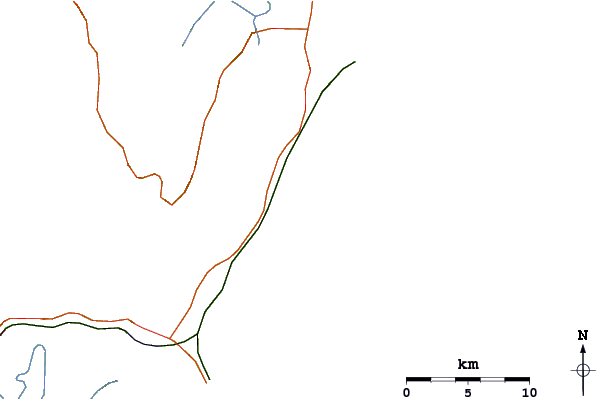 Carreteras y ríos cerca de Itapiruba North Side