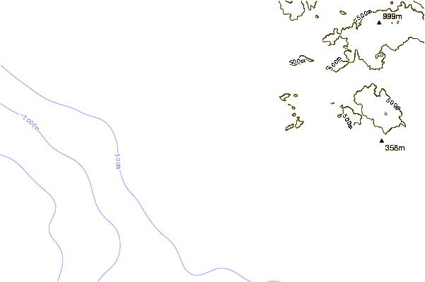 Costa alrededor de Ixtapa Island
