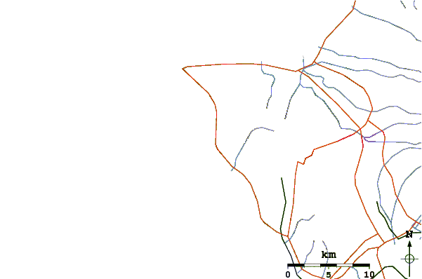 Carreteras y ríos cerca de Keaau