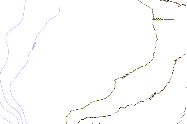 Costa alrededor de Keawaiki Bay