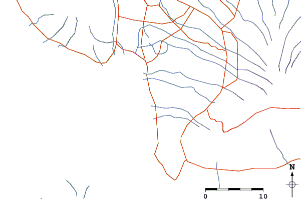 Carreteras y ríos cerca de Kihei Cove