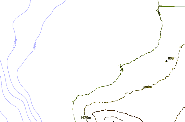 Costa alrededor de Kiholo Bay
