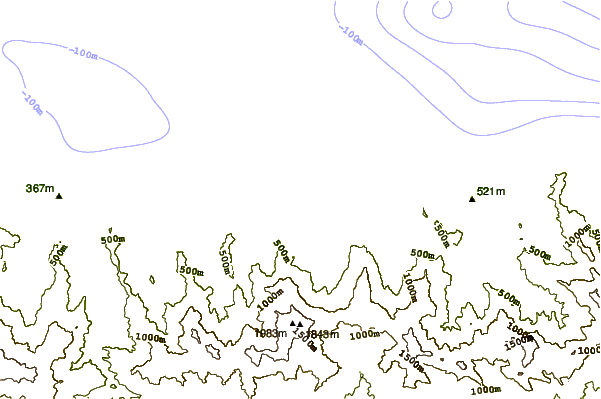 Costa alrededor de La Bocaina