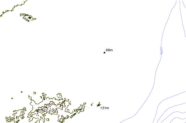 Costa alrededor de La Manga