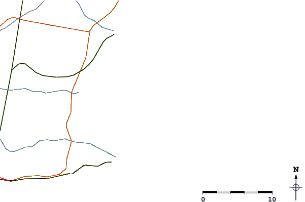 Carreteras y ríos cerca de La Manga
