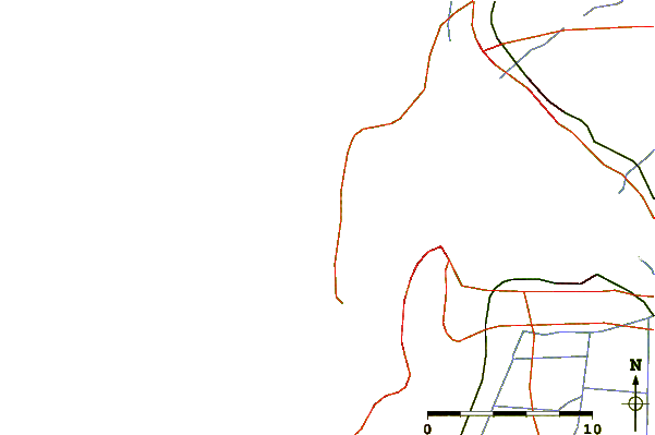 Carreteras y ríos cerca de La Torchere