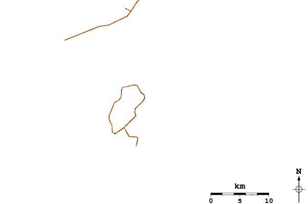 Carreteras y ríos cerca de Le Gallion