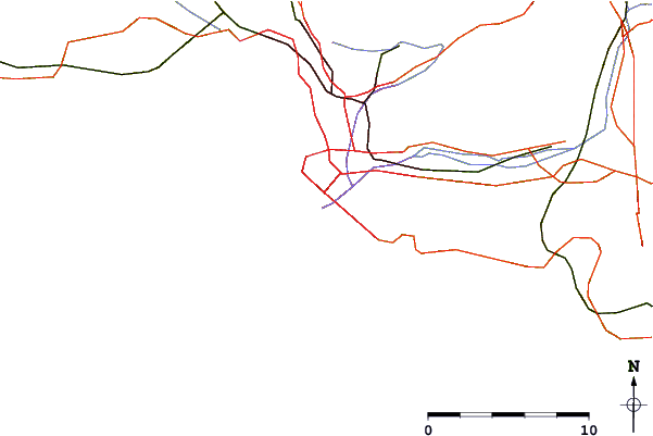 Carreteras y ríos cerca de Marseille - Le Prado